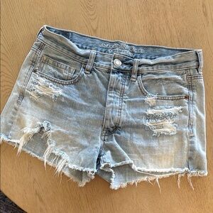 American Eagle Outfitters Light Blue Jean Shorts